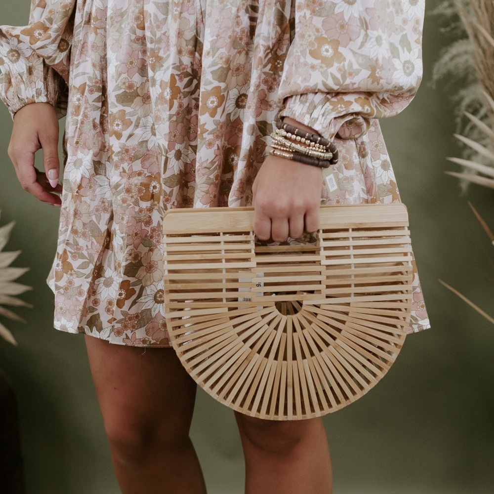 PANAMA BAMBOO HANDBAG​​​ - Picture 7 of 8